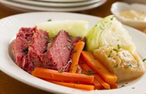 Corned beef cabbage