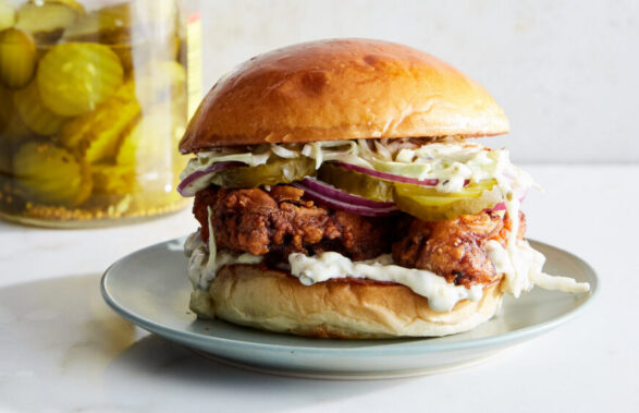 Pickle Brined chicken sandwich