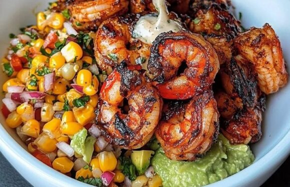 Shrimp and corn bowl