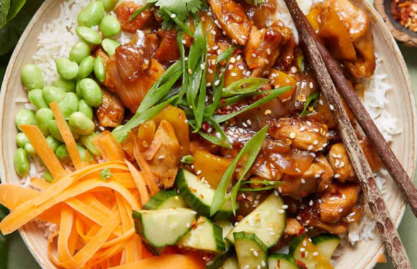 chicken teriyaki bowl chicken teriyaki bowl